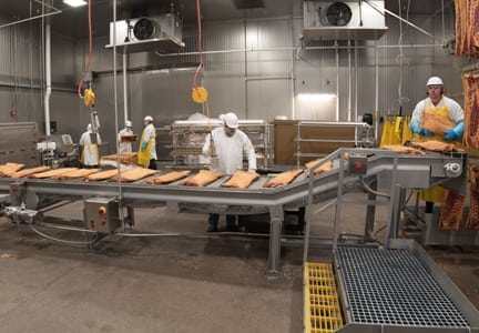 Daily's Premium Meats Bacon Press Line