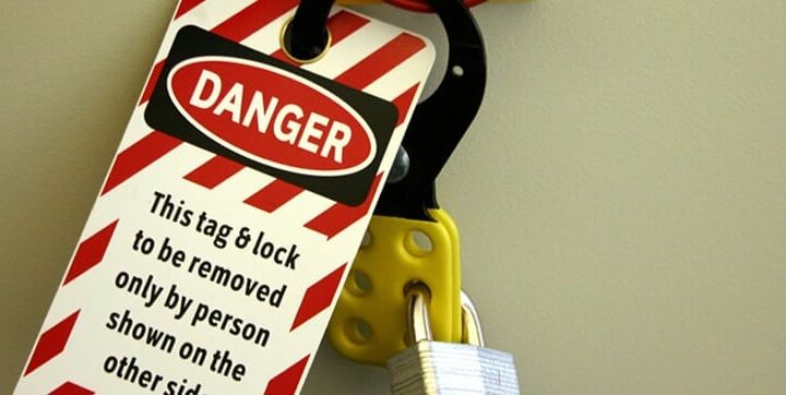 lock out tag out warning signs