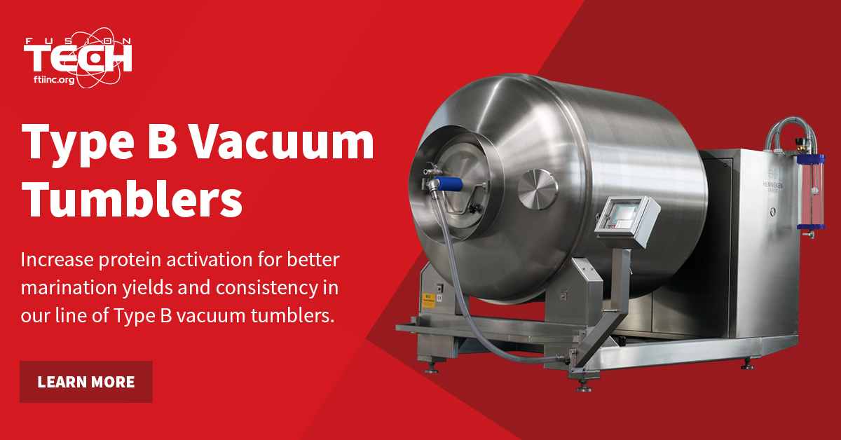 Type B Vacuum Tumbler  Fusion Tech Integrated