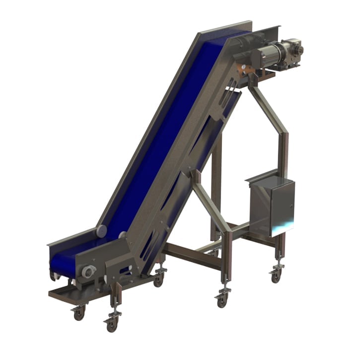 sh-5 shredder infeed conveyor