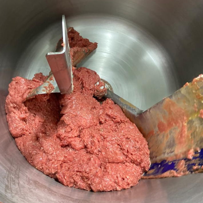 Henneken CVM vacuum tumbler minced meat