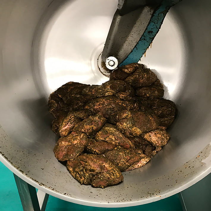 Henneken CVM vacuum tumbler roasted veal