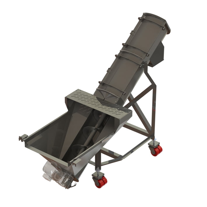 A-13689-Trim-Blend-Slicer-Auger A-13689 trim blend slicer auger conveyor