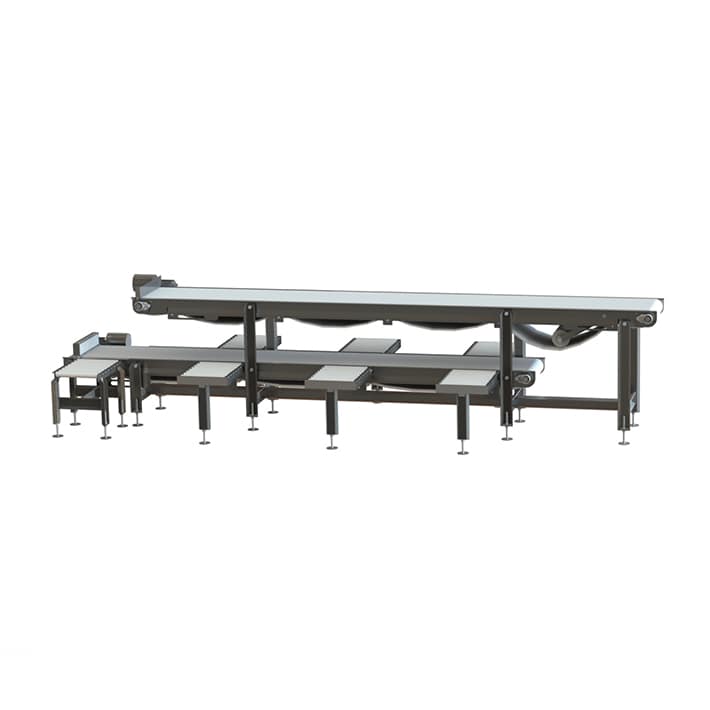 so-10067 two tier pack off conveyor