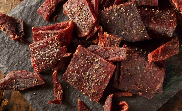 water activity level in beef jerky