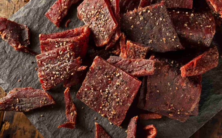 water activity level in beef jerky